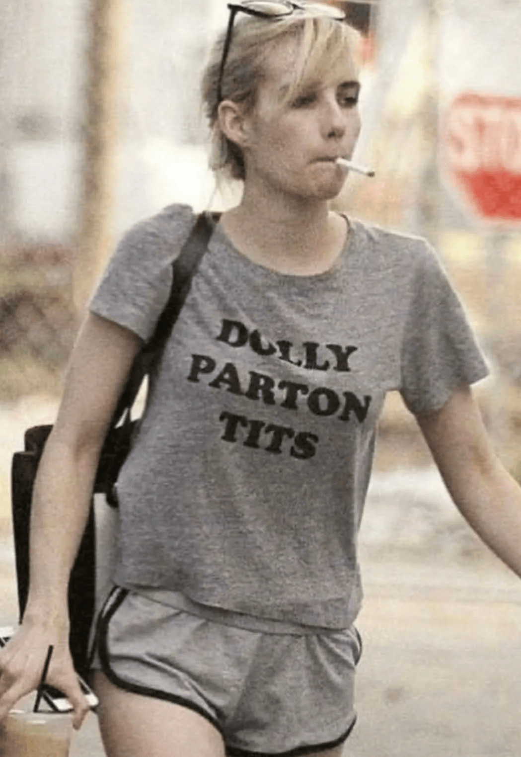 Emma Roberts Dolly Parton Tits T-Shirt Emma Roberts Dolly Parton Tits T-Shirt