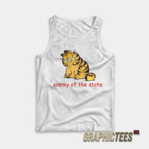 Enemy Of The State Garfield Tank Top