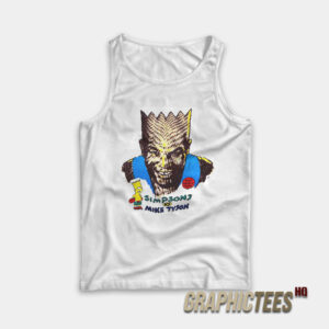 Simpsons VS Mike Tyson Tank Top