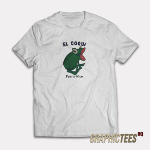 El Coqui Puerto Rico Bad Bunny T-Shirt
