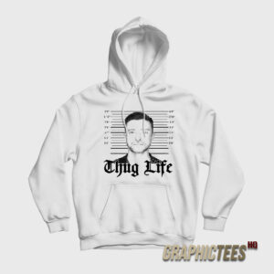 Thug Life Justin Timberlake Mugshot Hoodie