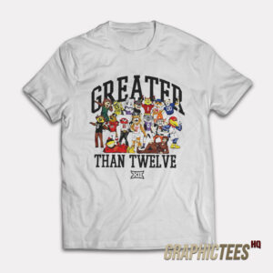 Big 12 Mascots Family Greater Than Twelve T-Shirt