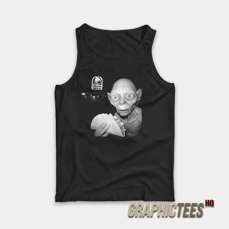 The Lord Of The Rings Gollum Taco Bell Tank Top The Lord Of The Rings Gollum Taco Bell Tank Top