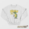 Vintage Retro 70s Turtle Beer Slow But Mellow Sweatshirt