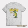 Vintage Retro 70s Turtle Beer Slow But Mellow T-Shirt