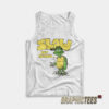 Vintage Retro 70s Turtle Beer Slow But Mellow Tank Top