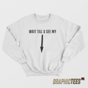 Drake Wait Till U See My Sweatshirt