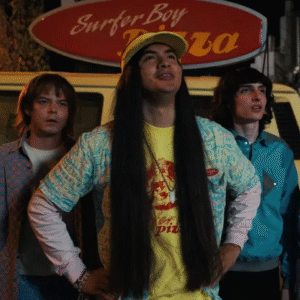Surfer Boy Pizza Stranger Things
