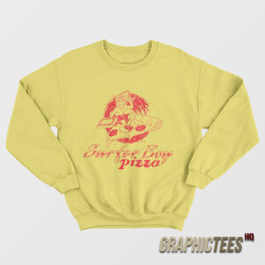 Surfer Boy Pizza Stranger Things Sweatshirt