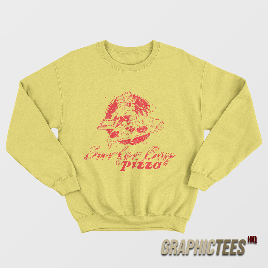 Surfer Boy Pizza Stranger Things Sweatshirt Surfer Boy Pizza Stranger Things Sweatshirt