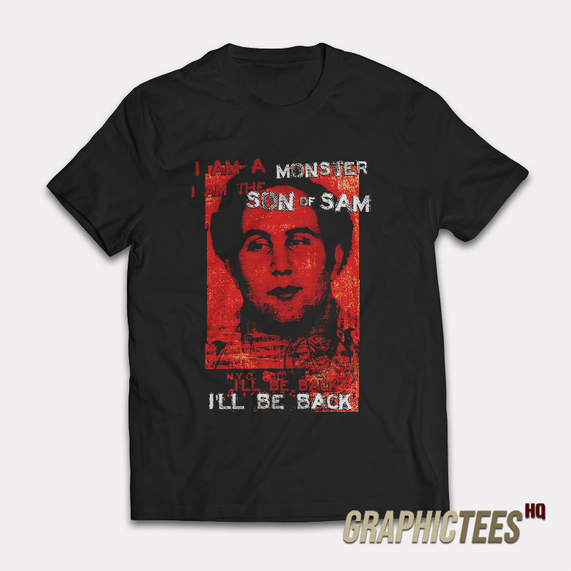 David Berkowitz Monster Son Of Sam T-Shirt David Berkowitz Monster Son Of Sam T-Shirt