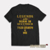 Legends Are Born In December Tyler Joseph T-Shirt