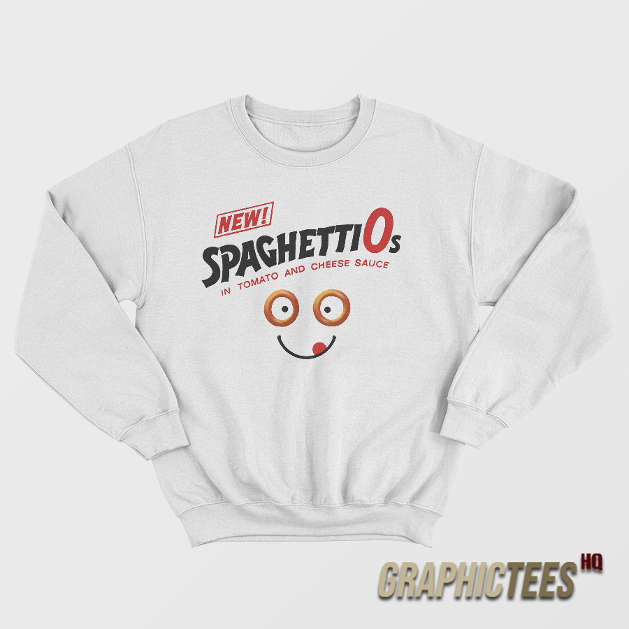 New SpaghettiOs In Tomato And Cheese Sauce Sweatshirt New SpaghettiOs In Tomato And Cheese Sauce Sweatshirt