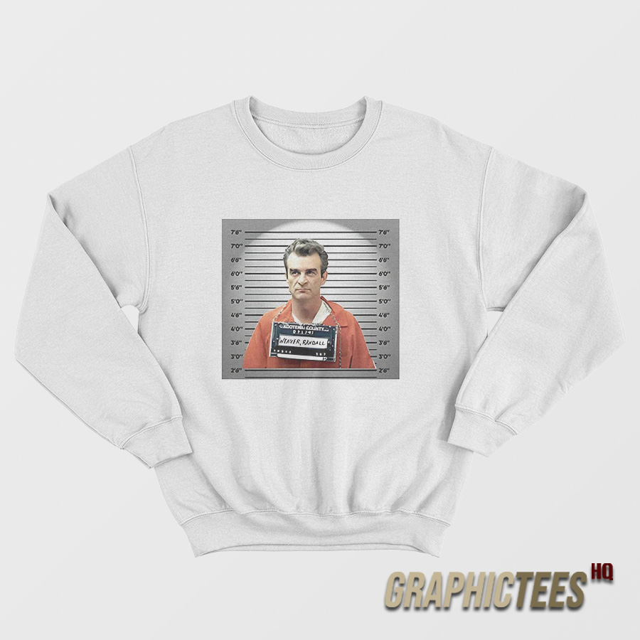 Randy Weaver Mugshot Sweatshirt Randy Weaver Mugshot Sweatshirt