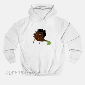 Boys Funny Face Illustration Hoodie