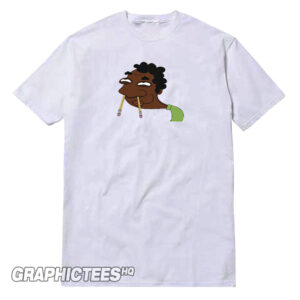 Boys Funny Face Illustration T-Shirt