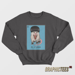 Opossum El Cuhh the Takuache Loteria Sweatshirt
