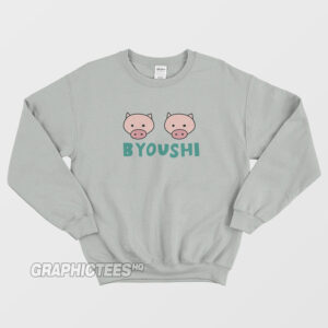 Byoushi Pig Luffy One Piece Sweatshirt Funny