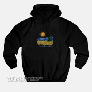 Gogh Outside Wheatfield And Sun Hoodie