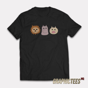 Luffy Lion Hippopotamus Pig T-Shirt
