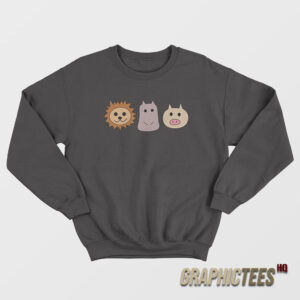 Luffy Lion Hippopotamus Pig Sweatshirt