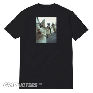 Funny Smokin' Cats Graphic Tee Shirt