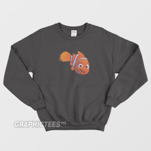 Orange Fish Cartoon Sweatshirt
